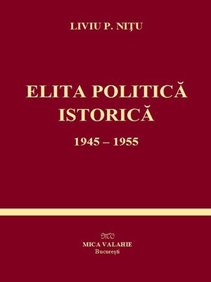 cover image of Elita politică istorică, 1945-1955